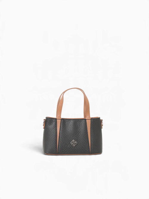 Jade Crossbody Black Tan Black