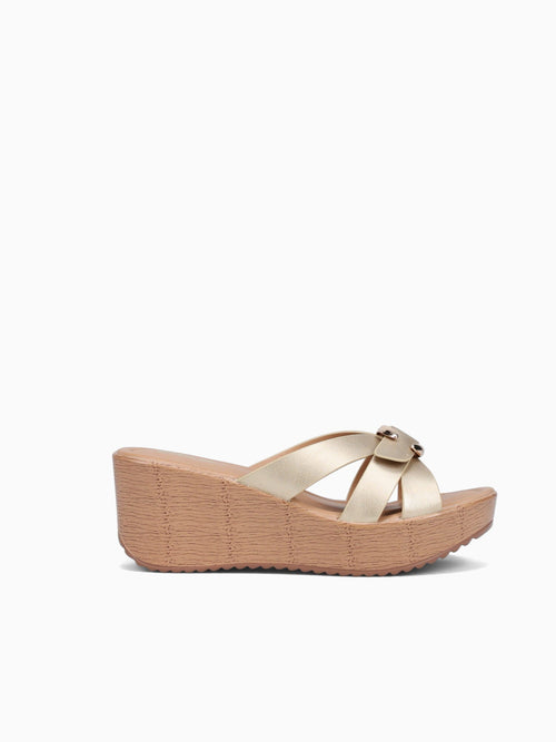 Loravie Gold Metallic Gold / 5 / M