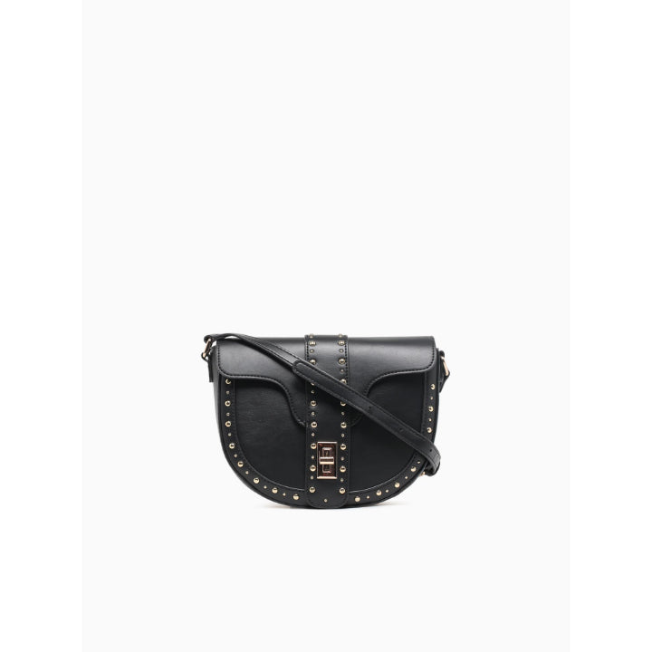 STUD CROSSBODY-BLACK