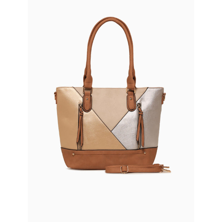 LYRIA TOTE-BEIGE MULTI