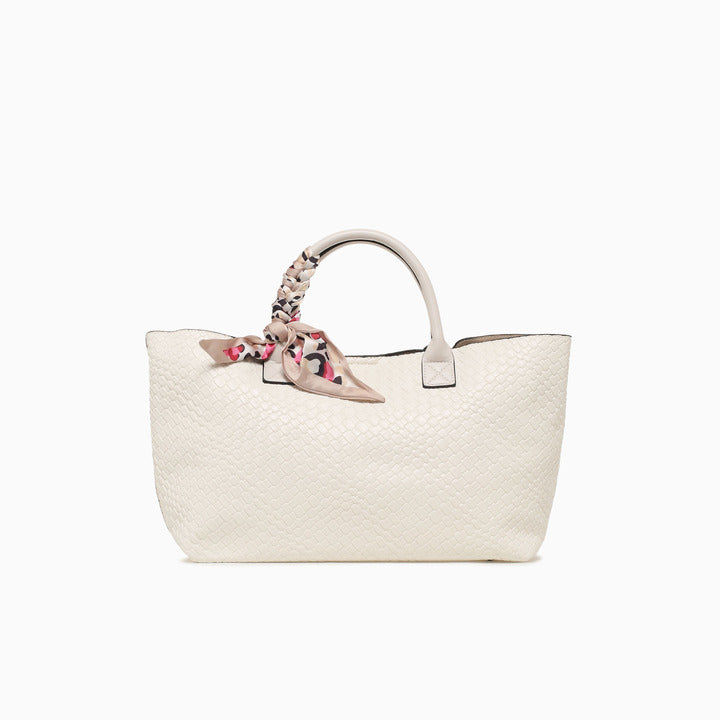 FELICITY TOTE-OFF WHITE
