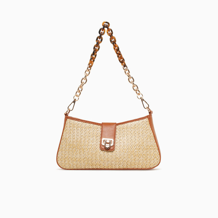 MELODY SHOULDER BAG-TAN