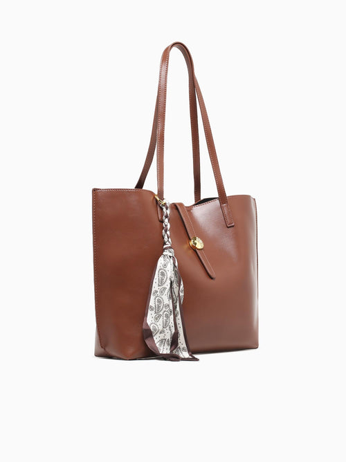 Gillian Tote Brown Brown
