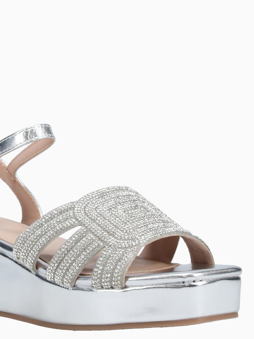 Ileana Silver Metallic