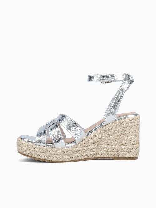 Polina Silver Metallic