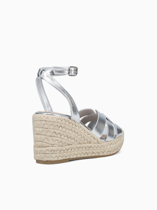 Polina Silver Metallic