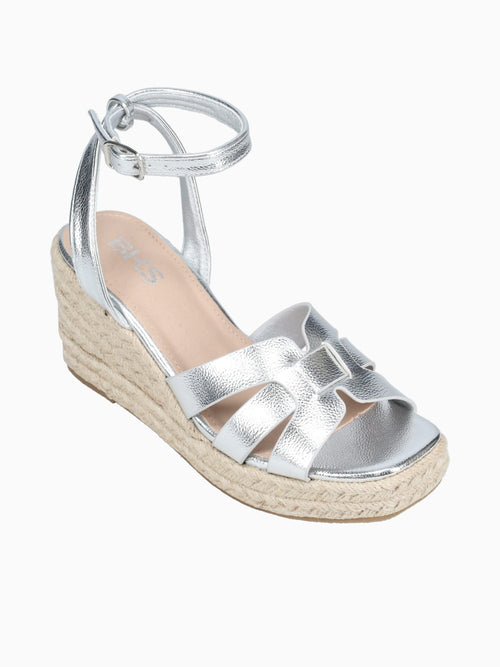Polina Silver Metallic