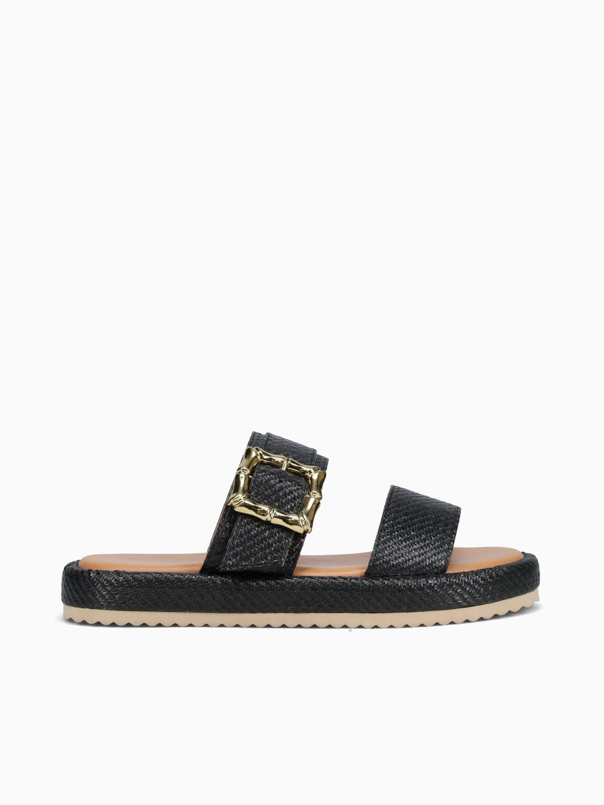 Mei Mei Black Smooth Raffia Black / 5 / M