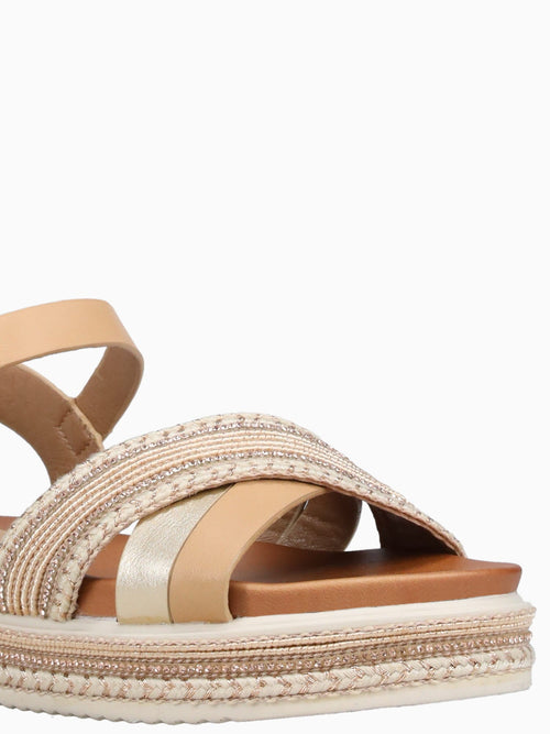 Mudita Beige Gold Txt Beige / 5 / M