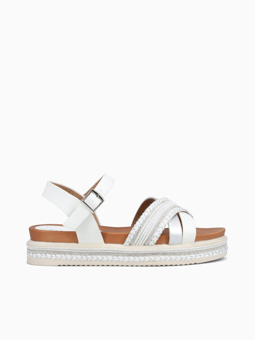 Mudita White Silver Txt White / 5 / M