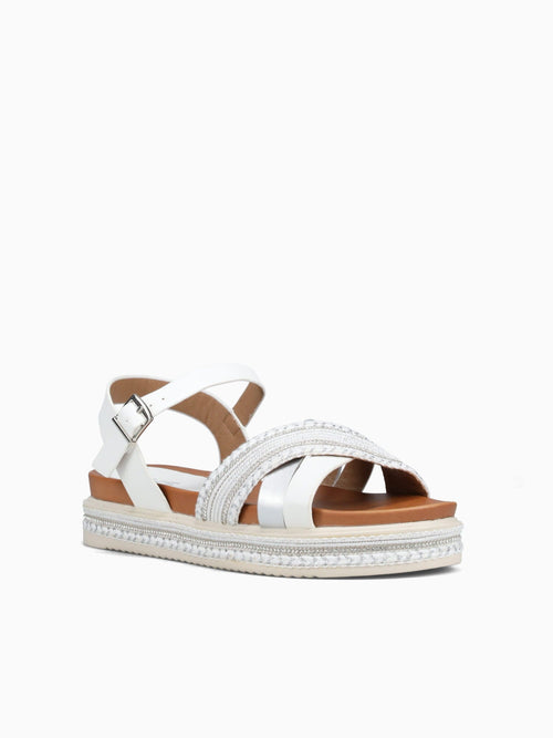 Mudita White Silver Txt White / 5 / M