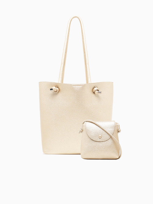 Carmen Tote Gold Gold