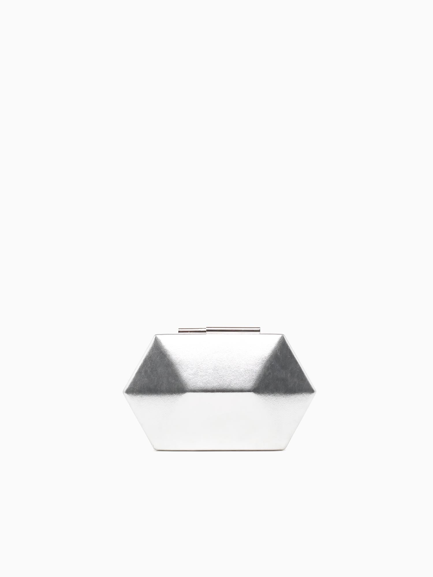 Diamond Box Bag Silver Silver