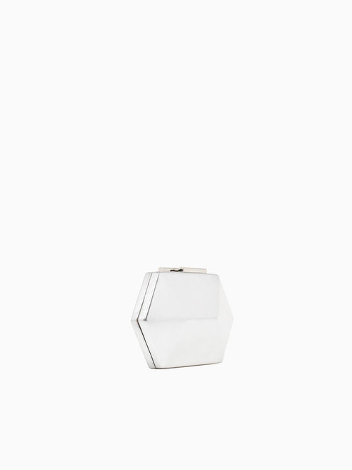 Diamond Box Bag Silver Silver