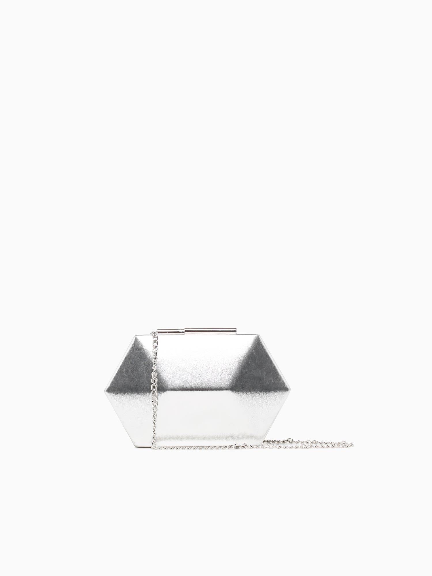 Diamond Box Bag Silver Silver