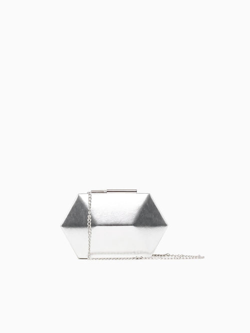 Diamond Box Bag Silver Silver