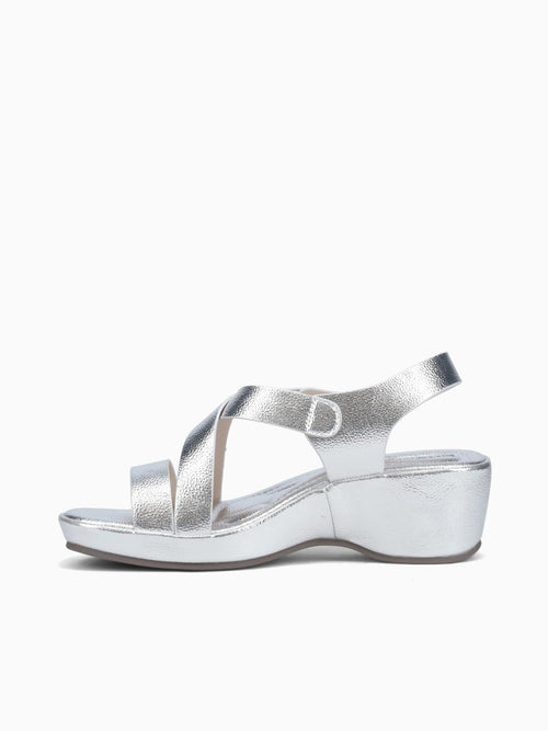 Bonnie Silver Metallic Grain