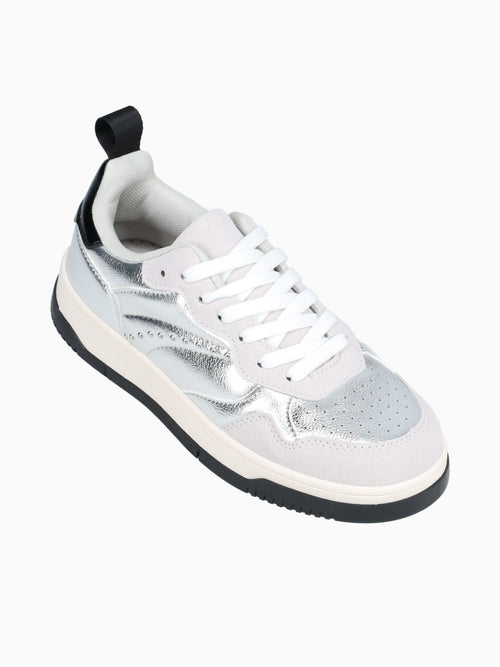 Aime Silver  black metallic Silver / 5 / M