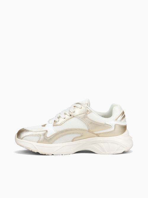 Tais Off White Gold textile