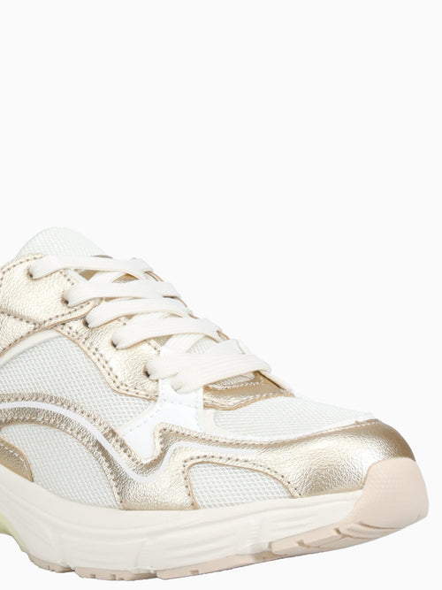 Tais Off White Gold textile