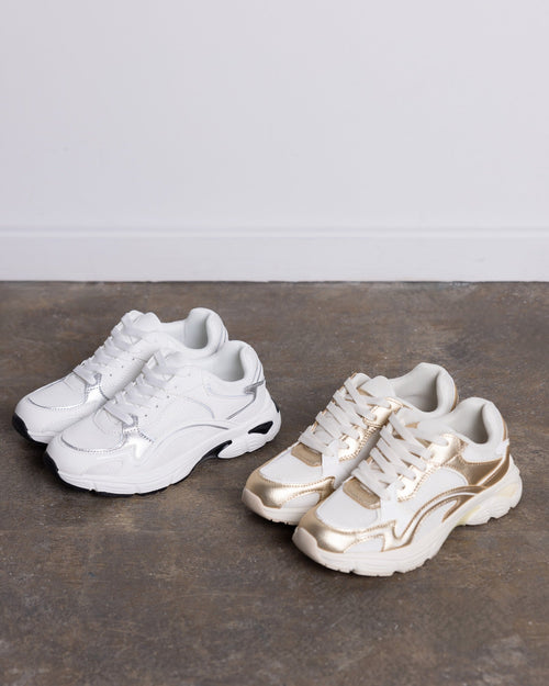 Tais Off White Gold textile