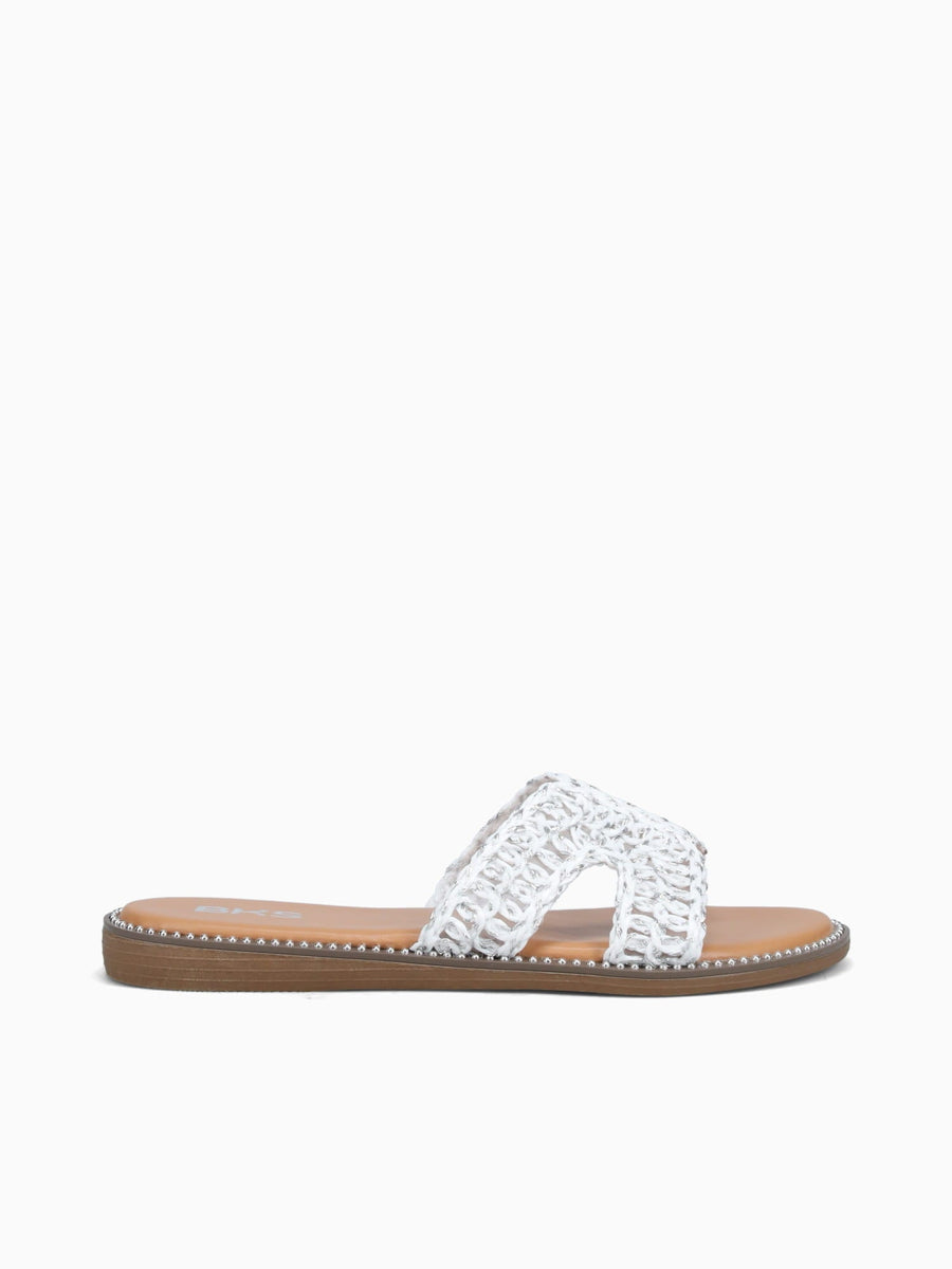 Deni Silver Raffia Silver / 5 / M
