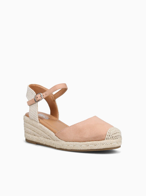 Emily Apricot Suede