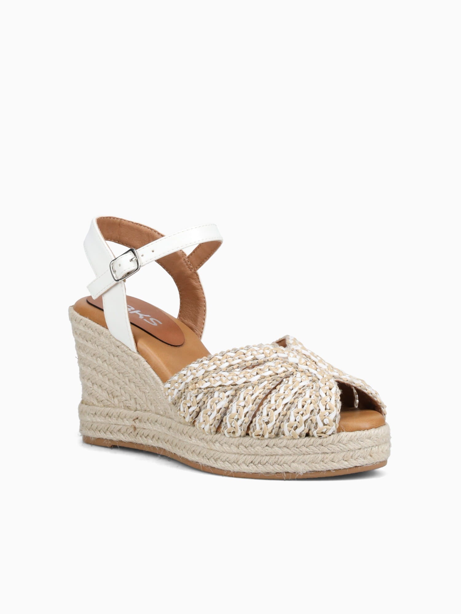 Angela Beige Smooth Text Beige / 5 / M