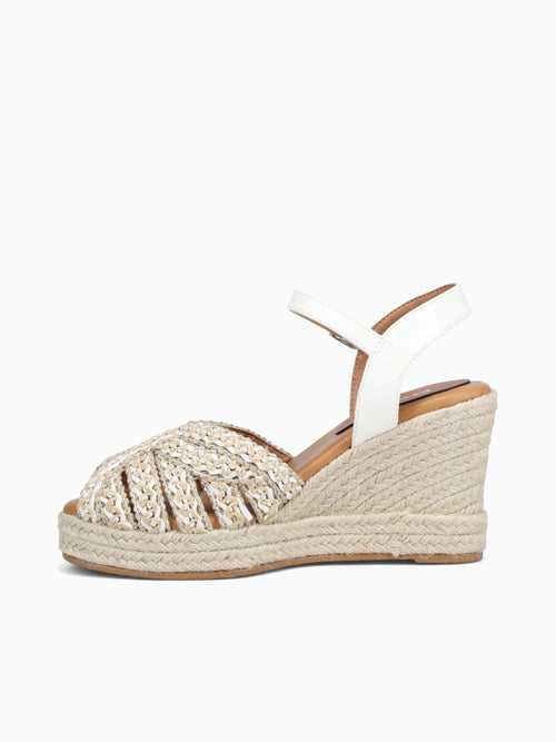 Angela Beige Smooth Text Beige / 5 / M
