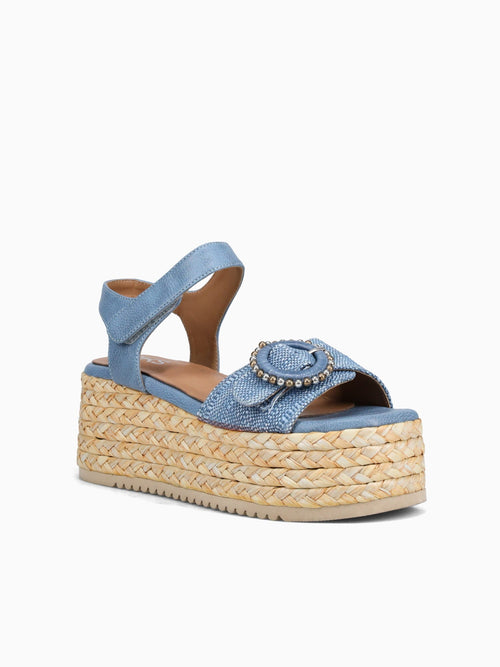 Mandy Blue Raffia