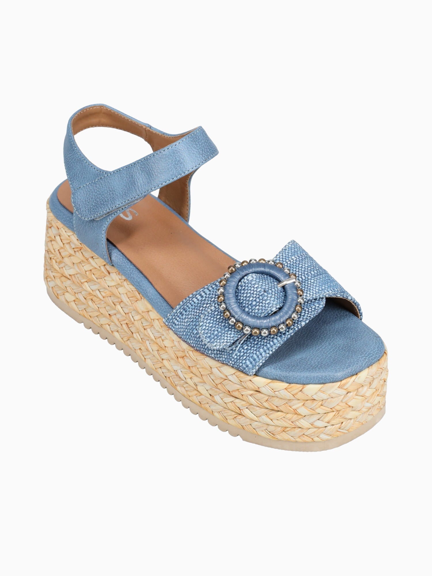 Mandy Blue Raffia