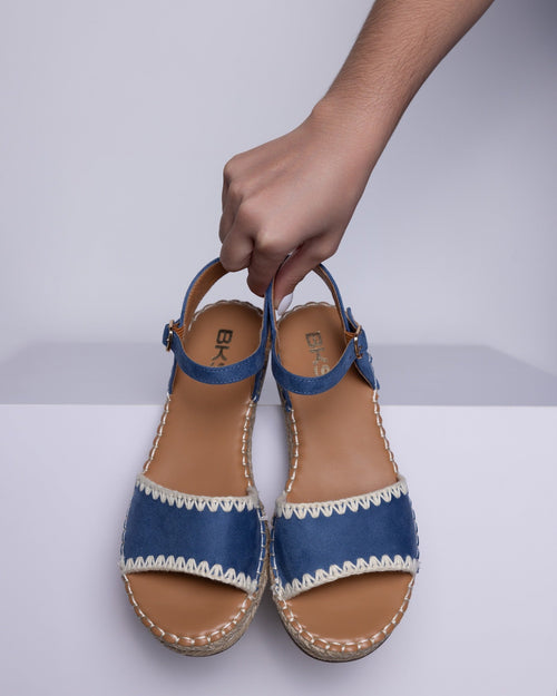Paula Blue Suede