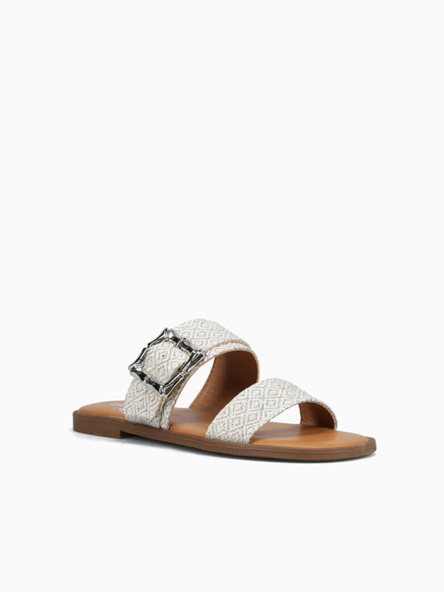 Perla White Raffia White / 5 / M