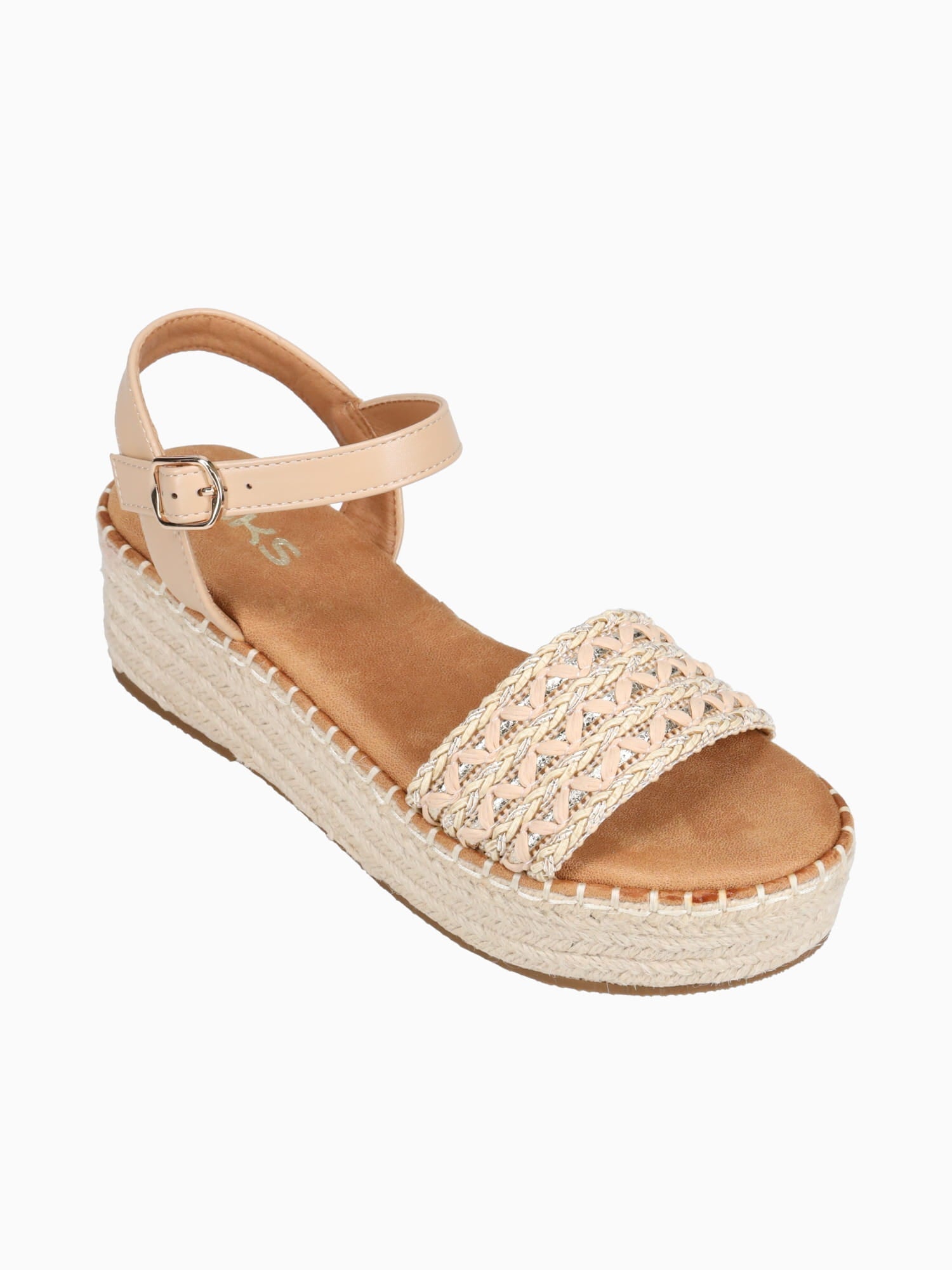 Poppy Apricot Raffia