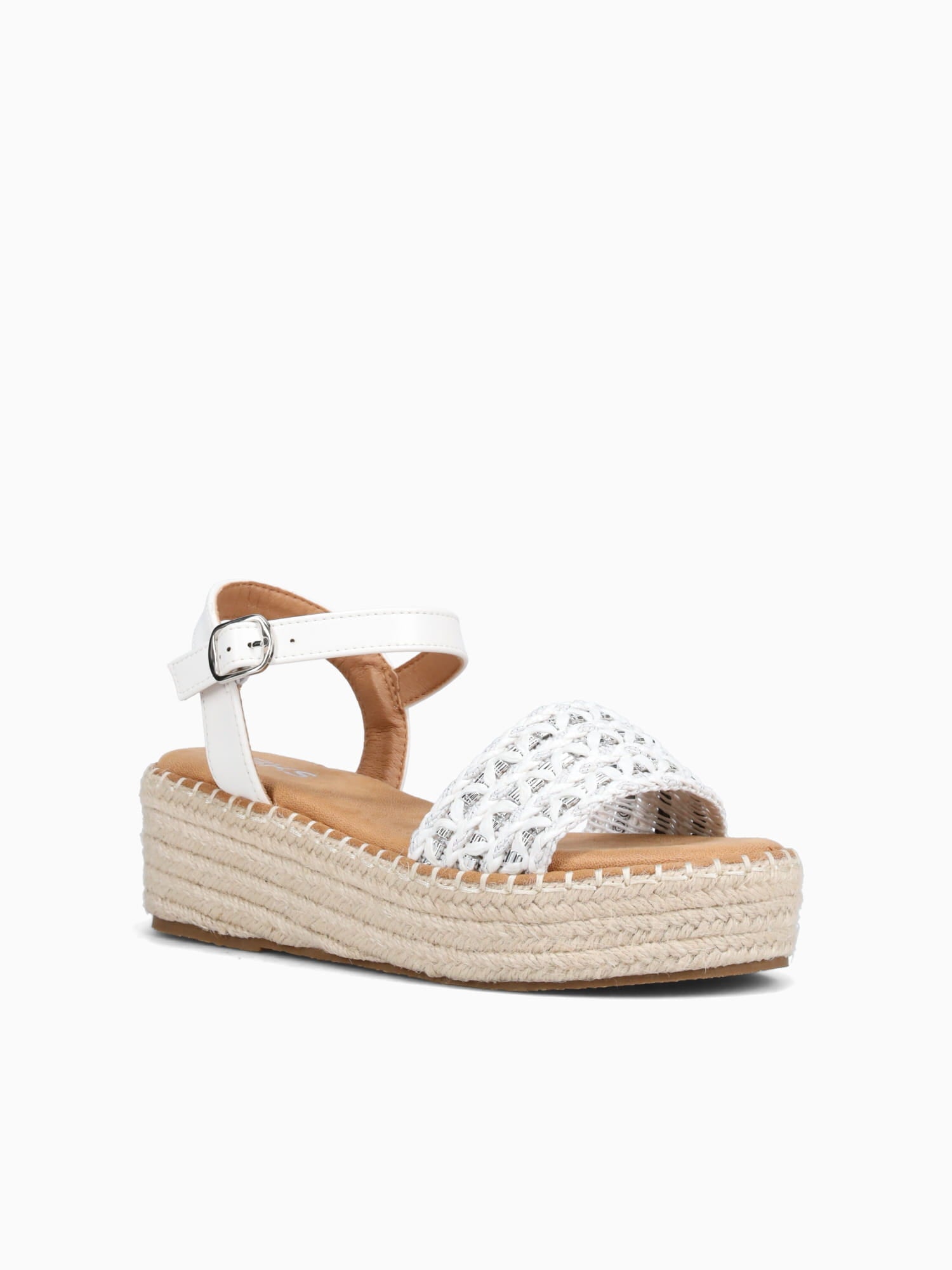Poppy White Raffia