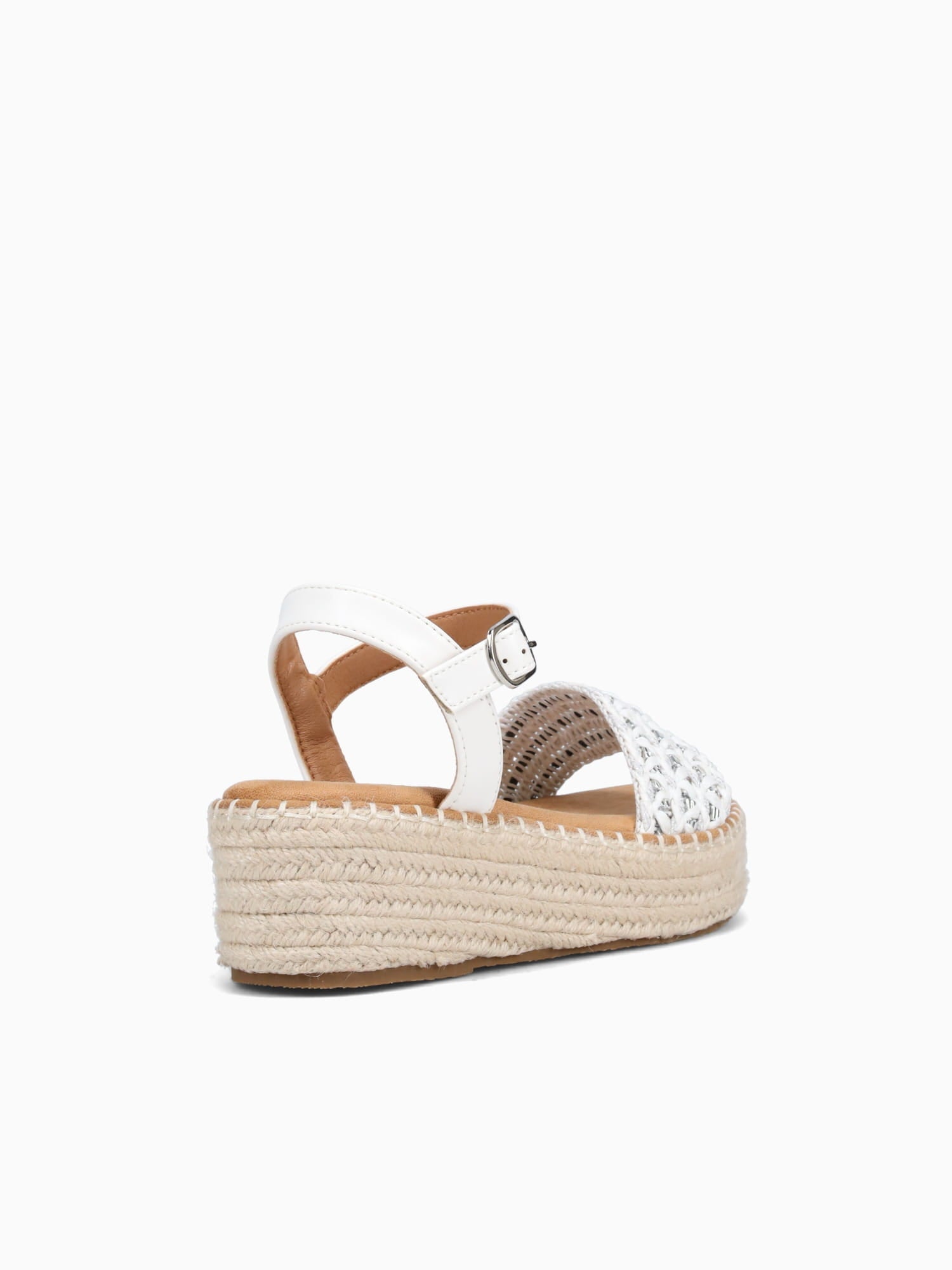 Poppy White Raffia
