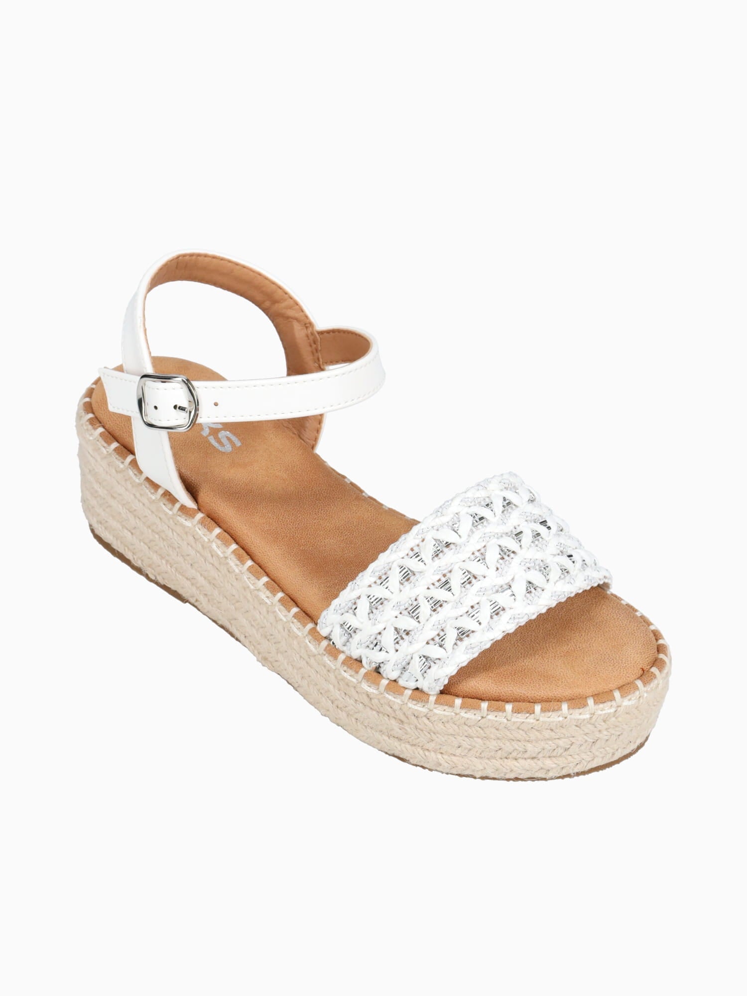 Poppy White Raffia