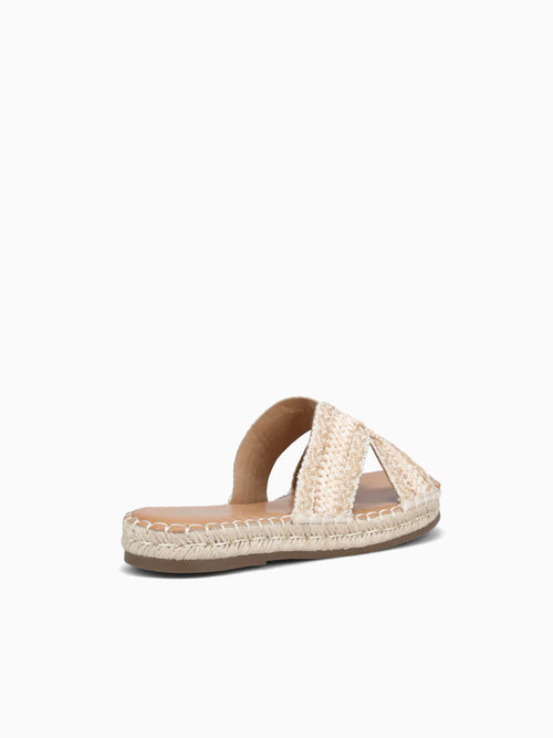 Penelope Apricot Raffia Peach / 5 / M