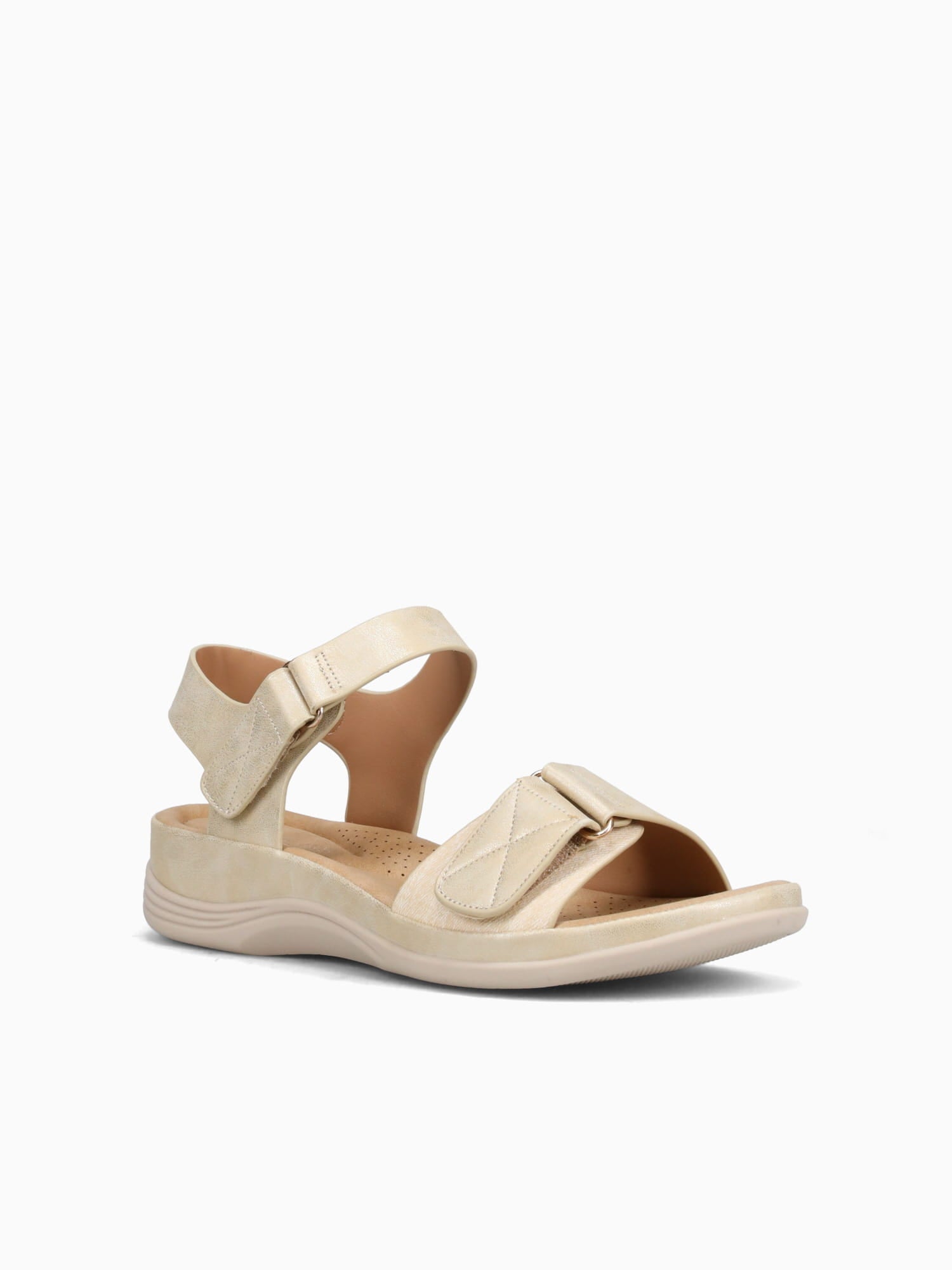 Teresa Light Gold Smooth Metallic