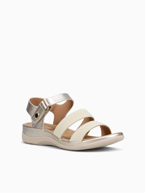 Lily Gold Smooth Metallic