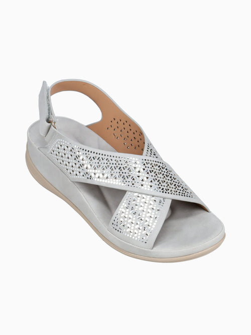 Winona Grey Bright Smooth Grey / 5 / M