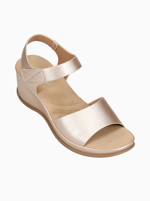 Julia Light Gold Smooth Gold / 5 / M