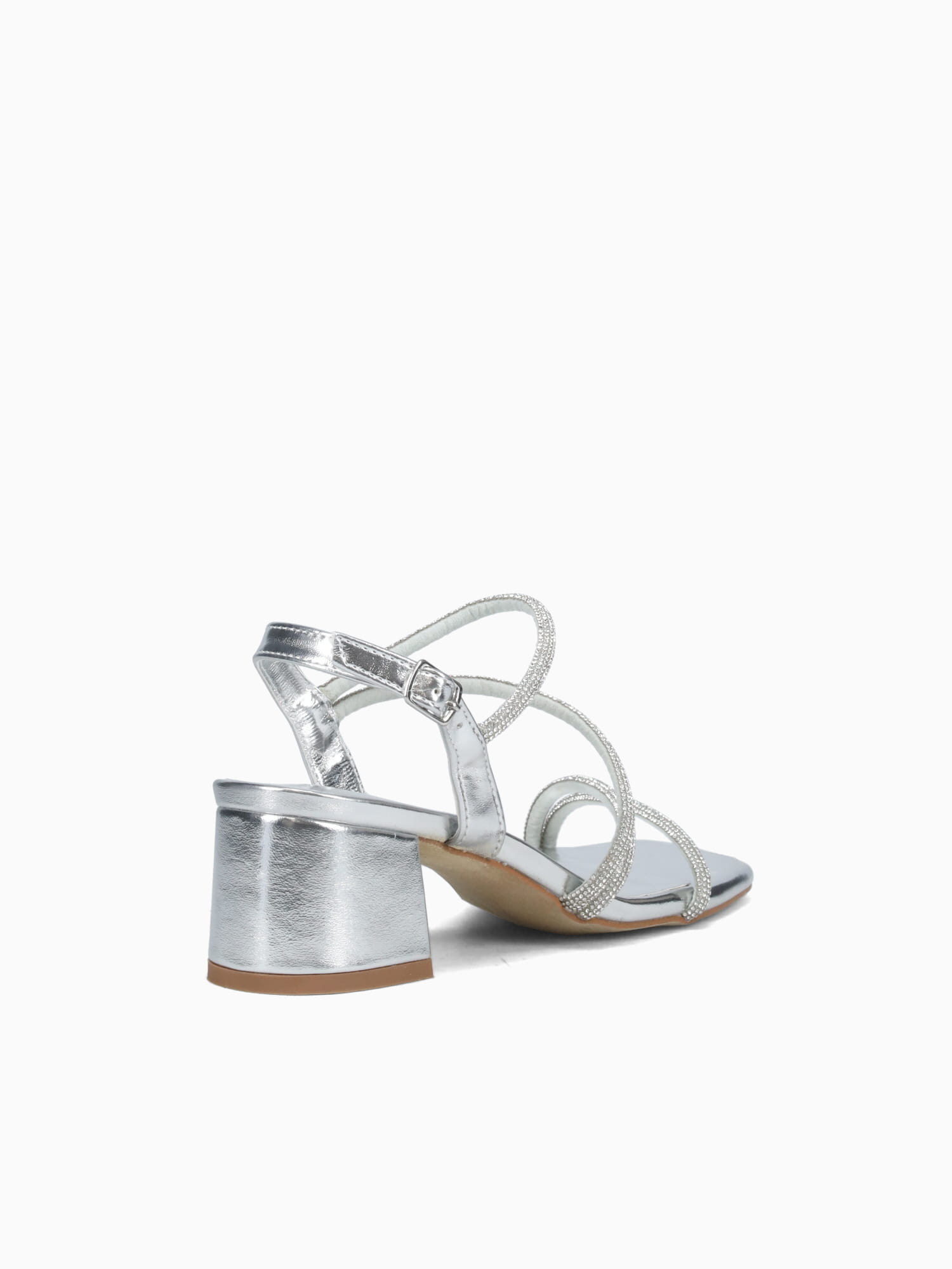 Tanya Silver Metallic Glitter