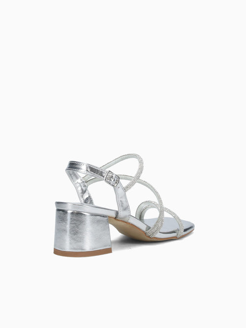 Tanya Silver Metallic Glitter