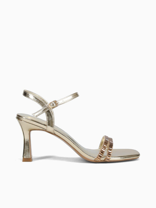 Tina Gold Metallic Stones Gold / 5 / M