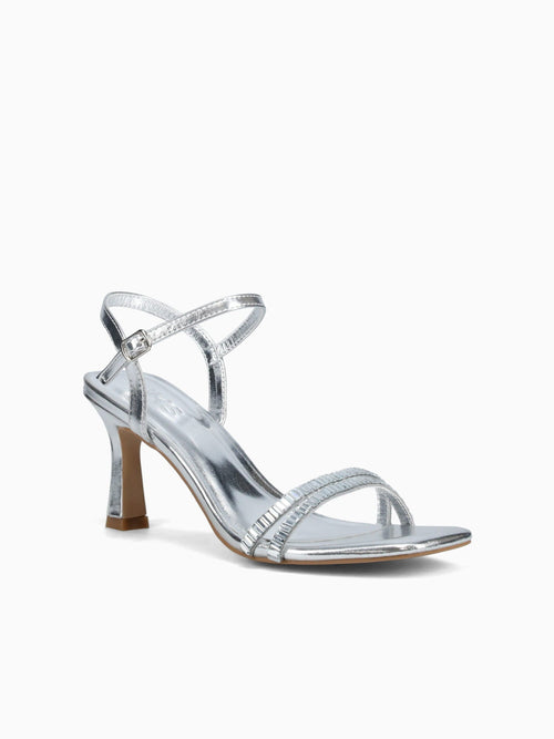 Tina Silver Metallic Stones Silver / 5 / M
