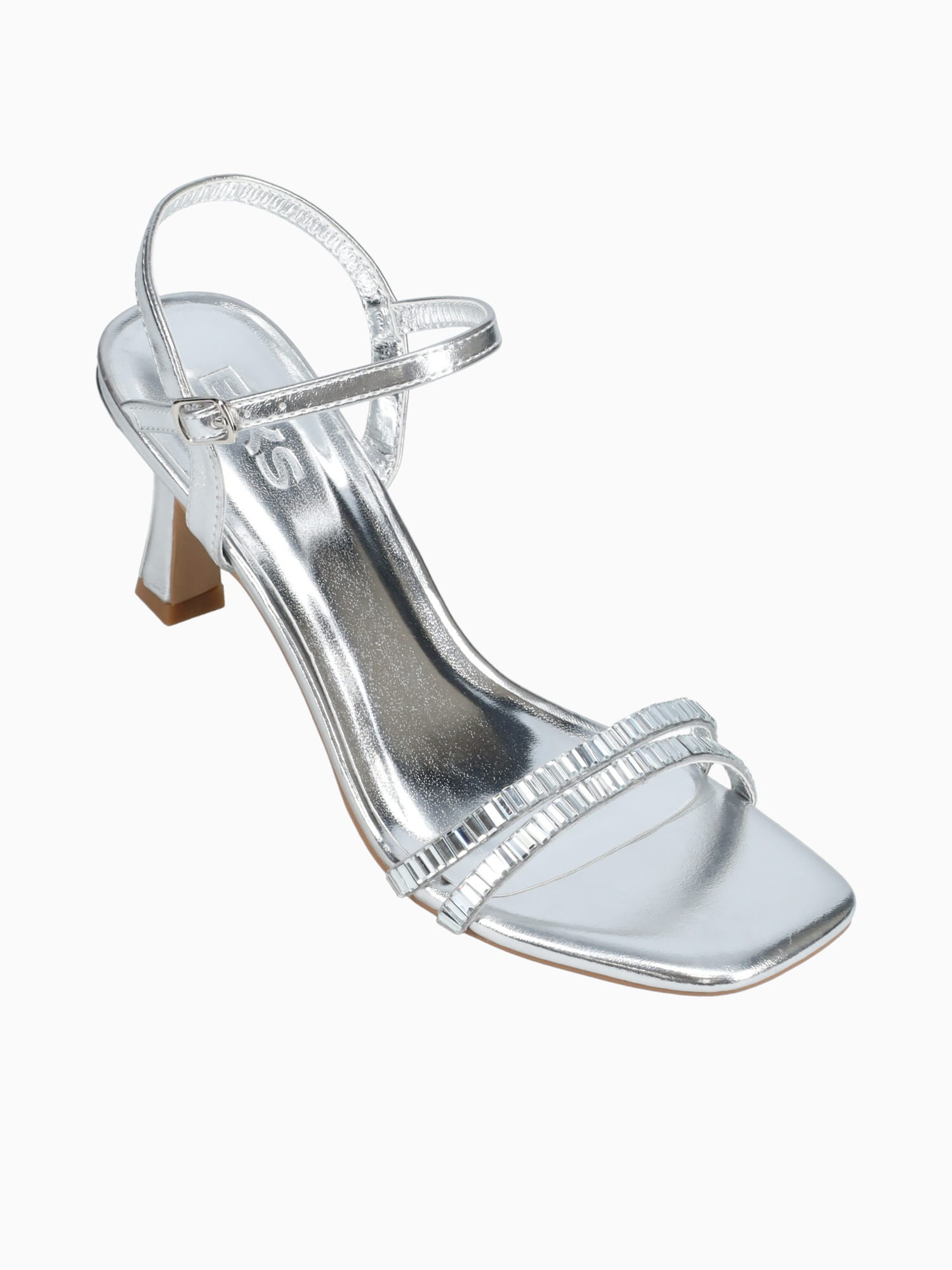 Tina Silver Metallic Stones Silver / 5 / M