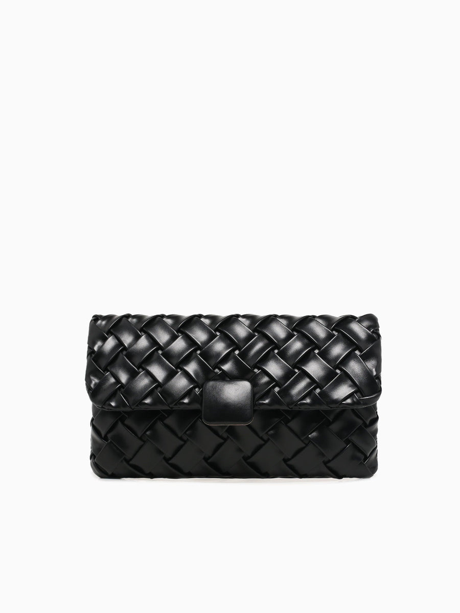 Gia Clutch Black Black