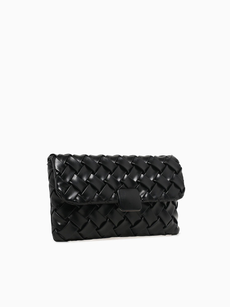 Gia Clutch Black Black