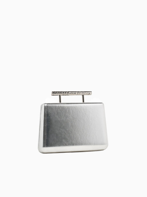 Donatella Box Bag Silver